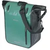 Image de Basil Rivo Sacoche de vélo individuelle pour Porte-Bagages, étanche, 12-15 l, réfléchissante, en Tarpaulin, avec Crochets MIK, 25 x 14 x 38 cm, Verte