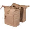 Image de Basil Brooklyn Double Sacoche de vélo - Étanche - 41 l - Imperméable - Réfléchissant - en matériau recyclé - Sable