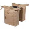 Image de Basil Brooklyn Double Sacoche de vélo - Étanche 41 l - avec Plaque d'adaptation MIK - Imperméable - Réfléchissant - en matériau recyclé - Sable