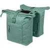 Image de Basil Brooklyn Double Sacoche de vélo - Étanche 41 l - avec Plaque d'adaptation MIK - Imperméable - Réfléchissant - en matériau recyclé - Vert