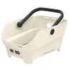 Image de Basil Cento Neo MIK Porte-vélo arrière - 21L - En plastique recyclé - Réfléchissant - 46,9 x 23,7 x 14,1 cm - Blanc