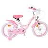Image de Volare Vélo enfant 12, 14, 16 pouces pour fille et garçon de 3 à 6 ans - Licence officielle avec motif personnage - Roues stabilisatrices, frein à rétropédalage et frein à main (Hello Kitty, 16")