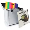 Image de Power Dynamics RC80 - Valise Vinyles 24 x 35 x 39,5cm - Argent, 12 Pouces, Poignées Intégrées, Construction Très Robuste, Idéal DJ Mobiles