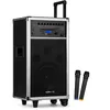Image de Vonyx ST100 MK2 Système Sono Portable 8" Bluetooth/CD/MP3, Enceinte Active 8", Puissance 250W, Deux Micros Main UHF sans-Fil et Un Micro Filaire, Batterie Intégrée