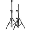 Image de Vonyx LS02K Pieds d’Enceintes Métal Noir 66 à 111 cm 35 mm 20 kg