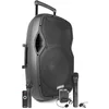 Image de Vonyx AP1500PA Enceinte Sono Portable avec Microphones sans Fil, Filaire et Casque - 800W Max, Bluetooth, USB/SD/MP3, Boomer 15, avec Poignée Télescopique et roulettes pour Les Déplacements