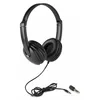 Image de VONYX VH100 Casque Audio - Noir, Serre-Tête Confortable Rembourré et Réglable, Bonne Reproduction des Basses, Livré avec Adaptateur Jack 3,5/6,35, Idéal pour Écouter de la Musique