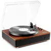 Image de Fenton RP162D - Platine vinyle rétro hifi avec Bluetooth et haut-parleurs - Marron Foncé en occasion ou reconditionné