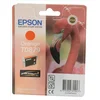 Image de Epson T0879 Cartouche d'encre d'origine UltraChrome Hi-Gloss2 Orange Amazon Dash Replenishment est prêt