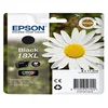 Image de Epson 18XL Pâquerette Noir, Cartouche d'encre d'origine XL Haute capacité, XP-30 XP-102 XP-202 XP-205 XP-212 XP-215 XP-225 XP-302 XP-305 XP-315 XP-322 XP-325 XP-402 XP-405 XP-412 XP-415 XP-422 XP-425