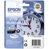Image de Epson 27XL Multipack - Gelb, Cyan, Magenta - Original - Blister mit RF-Alarm - Tintenpatrone - für Workforce WF-3640DTWF, WF-7110DTW, WF-7610DWF, WF-7620DTWF