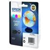 Image de Cartouche d'encre EPSON Multipack 267 - Globe - Cyan, Magenta, Jaune - Capacité standard 200 pages