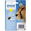 Image de Epson T0714 Cheetah Yellow, Genuine, DURABrite Ultra Ink