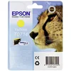Image de Epson T0714 Guépard Jaune, Cartouche d'encre d'origine, D78 D120 DX4000 DX5000 DX6000 DX7400 DX8400 DX9400F S20 S21 SX100 SX105 SX110 SX200 SX210 SX215 SX400 SX410 SX510W SX600FW BX300F B40W BX600FW