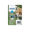 Image de EPSON Cartouche dencre T1282 Cyan - Renard (C13T12824012)