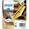 Image de Cartouche d'encre EPSON Originale T1622 Cyan Série Stylo Plume - C13T16224010