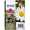 Image de Epson 18XL Pâquerette Magenta, Cartouche d'encre d'origine XL Haute capacité, XP-30 XP-102 XP-202 XP-205 XP-215 XP-225 XP-302 XP-305 XP-312 XP-322 XP-325 XP-402 XP-405 XP-412 XP-415 XP-422 XP-425