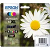 Image de Epson Multipack 18XL Pâquerette, Cartouches d'encre d'origine XL Haute capacité, 4 couleurs: Noir, Cyan, Magenta, Jaune, XP-30 XP-102 XP-202 XP-215 XP-225 XP-302 XP-312 XP-325 XP-405 XP-412 XP-425