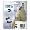 Image de EPSON Cartouche dencre T2611 Noir photo - Ours Polaire (C13T26114010)