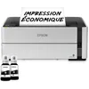 Image de EPSON EcoTank ET-M1170 | Imprimante jet d'encre monochrome - A4 sans fil, réservoir haute capacité - Économie de 90% sur les coûts d'impression, 20ppm, recto-verso, Ethernet, garantie 1 an - noir