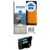 Image de Epson 405XL Cyan Suitcase High Yield Genuine, DURABrite Ultra Ink