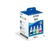 Image de Cartouche d'encre EPSON Pack 4 Bouteilles d'Encre Ecotank T664 (Noir + 3 Couleurs) - C13T664640