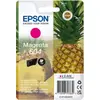Image de Cartouche d'encre EPSON Originale 604 Magenta Standard Série Ananas - C13T09R34010
