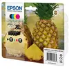Image de Cartouche d'encre EPSON Pack Multipack 4 Originales 604XL (Noir + 3 Couleurs XL) Série Ananas - C13T10H64010