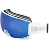 Image de SINNER Boreas-Matte White-Double Blue DBL ORNG SINTRAST TORIC-Cat. S3+S1 Lunettes de soleil Mixte Adulte, Multicolore (Multicolore), Taille unique