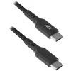 Image de ACT Câble USB C en nylon 1 m, PD 60 W Câble de charge USB C, câble de charge pour téléphone portable, vitesse de données 480 Mbps - AC3096