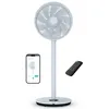 Image de Duux Ventilateur intelligent Whisper Flex 2, silencieux et silencieux, 13 dB, mode nuit et minuteur, hauteur réglable (54-92 cm), économie d'énergie à partir de 2 W, application et télécommande, Ice