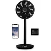 Image de Duux Smart Fan Whisper Flex Smart Black with Battery Pack Stand Fan, Minuteur, Number of speeds 26, 2-22 W, Oscillation, Diameter 34 cm, Black (DXCF12)
