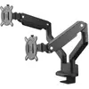 Image de Support écran PC ONE FOR ALL Dual Arm noir 13-35 pouces Orientable et