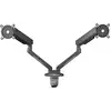 Image de Bras universel double pour moniteur de jeu, Support de moniteur