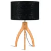 Image de GOOD&MOJO Annapurna Lampe à Poser, Bambou, E27, 40 W, Noir