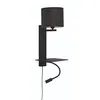 Image de Applique avec étagère porte-objets et lumière LED FLORENCE/WXL/B/1815/B