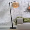 Image de GOOD & MOJO Bhutan lampadaire noir 176cm Ø50cm