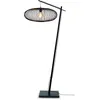 Image de Lampadaire Base Noire - CANGO - Bambou (Noir)