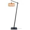 Image de Lampadaire (base noire) - BROMO - Bambou - Good&Mojo
