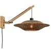 Image de Applique murale - Bali - Good&Mojo - Bambou - Bras court naturel - 44 x 12 cm