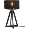 Image de Good&Mojo [W] Lampe de table Iguazu à 4 pieds noir/30 x 16 cm