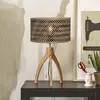 Image de GOOD & MOJO Java lampe table trépied naturel/noir
