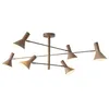 Image de it's about RoMi [DL] Lampe de plafond en fer Izmir à 3 bras - 124 x 39 cm - 6 nuances de hauteur 17 x 13,5 cm - Sable