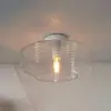 Image de IT'S ABOUT ROMI Plafonnier Verona, transparent, verre, E27