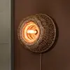 Image de GOOD & MOJO Applique murale Barbados, marron Ø 35 cm Bambou Fiche