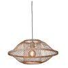 Image de Good&Mojo Maui Suspension ronde en bambou naturel Ø 50 cm Pour salon et chambre à coucher