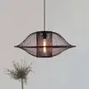 Image de GOOD & MOJO Suspension Maui, rouge, Ø 70 cm, bambou, E27