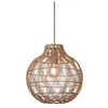 Image de Good&Mojo Mendoza Suspension ronde en bambou naturel Ø 35 cm Pour salon et chambre à coucher