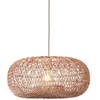 Image de GOOD&MOJO Suspension Arizona - Naturel - Ø50cm - Ronde - Bambou - Plafonnier Suspendu - Lampes Suspendues pour Table à Manger & Salon - Éclairage