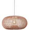 Image de Good&Mojo Arizona Suspension ronde en bambou naturel Ø 70 cm Pour salon et chambre à coucher